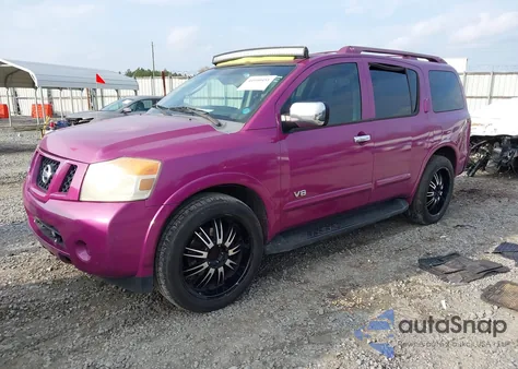 2008 Nissan Armada Se from USA, damaged, VIN 5N1BA08DX8N629580